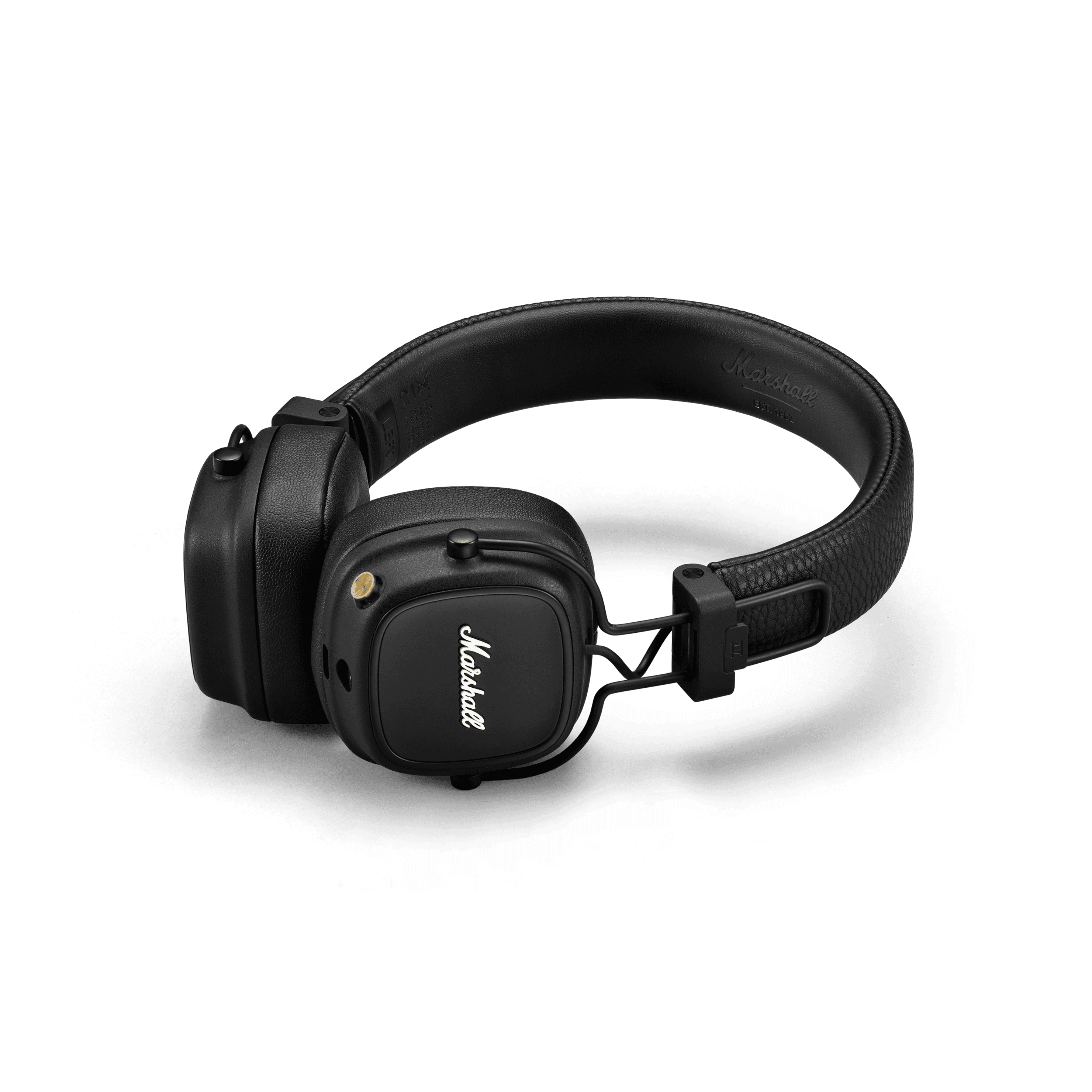 Marshall Major IV Wireless Headphones Black-Headsets-Marshall-Star Light Kuwait