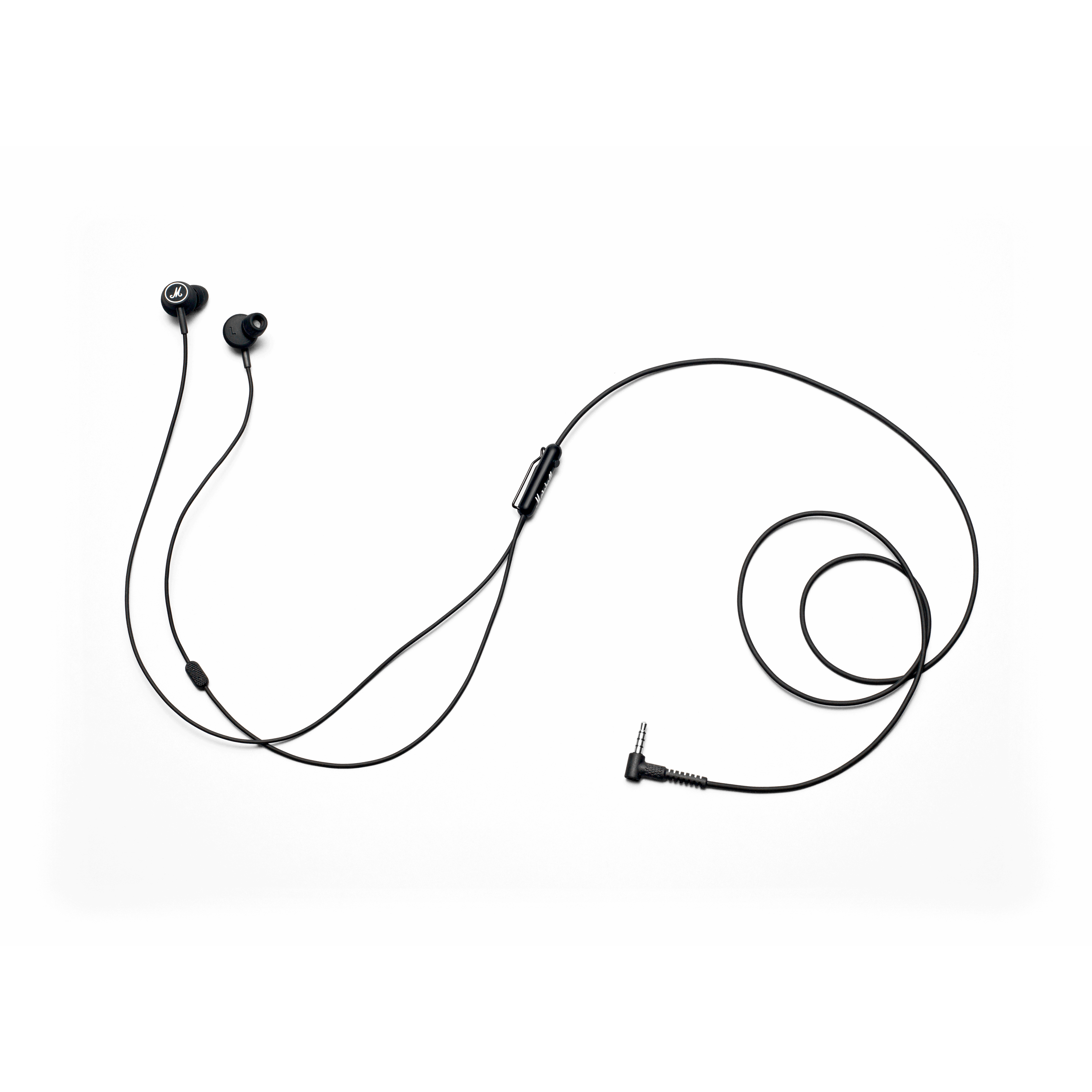 Marshall Mode Earphones Black and White-Earphones-Marshall-Star Light Kuwait