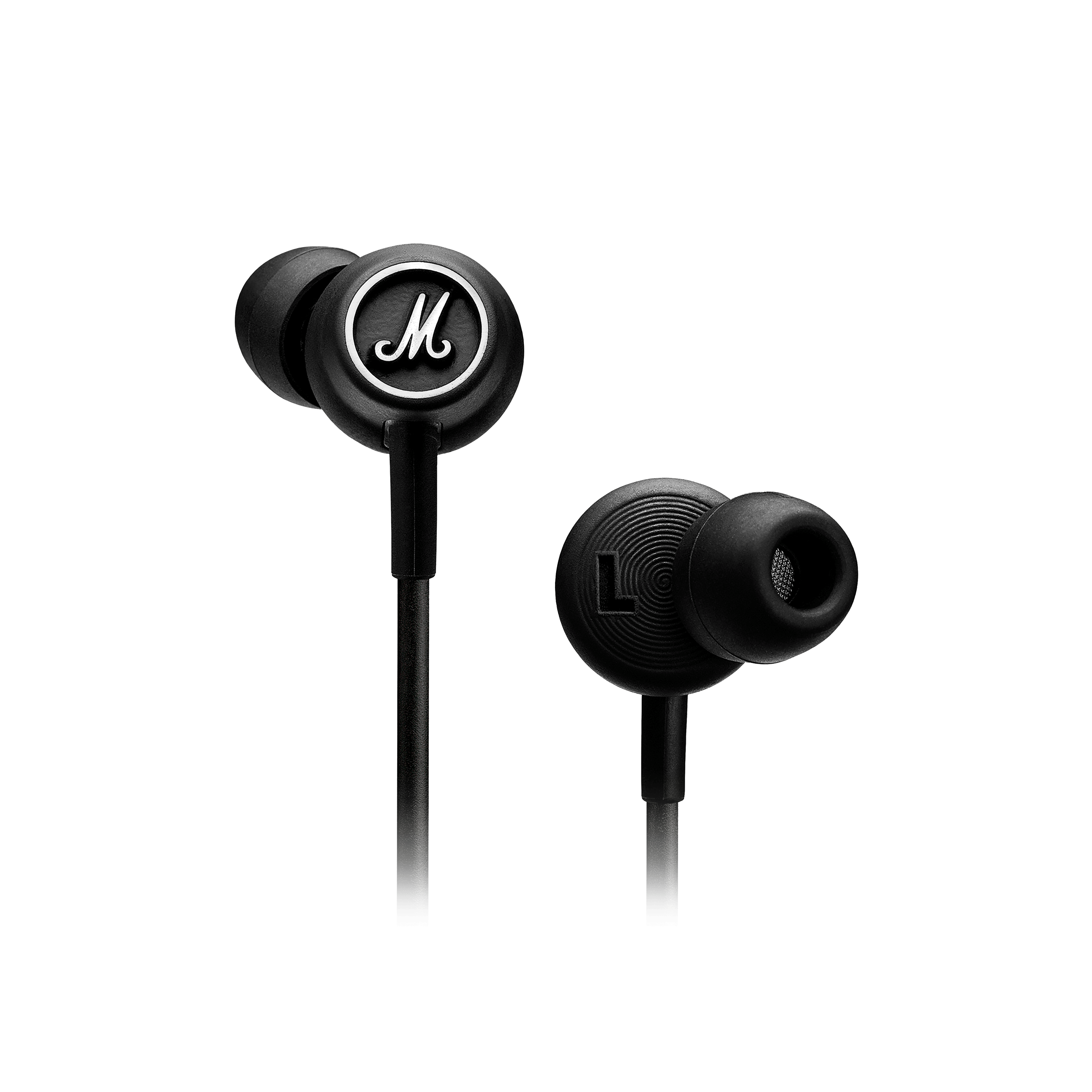 Marshall Mode Earphones Black and White-Earphones-Marshall-Star Light Kuwait