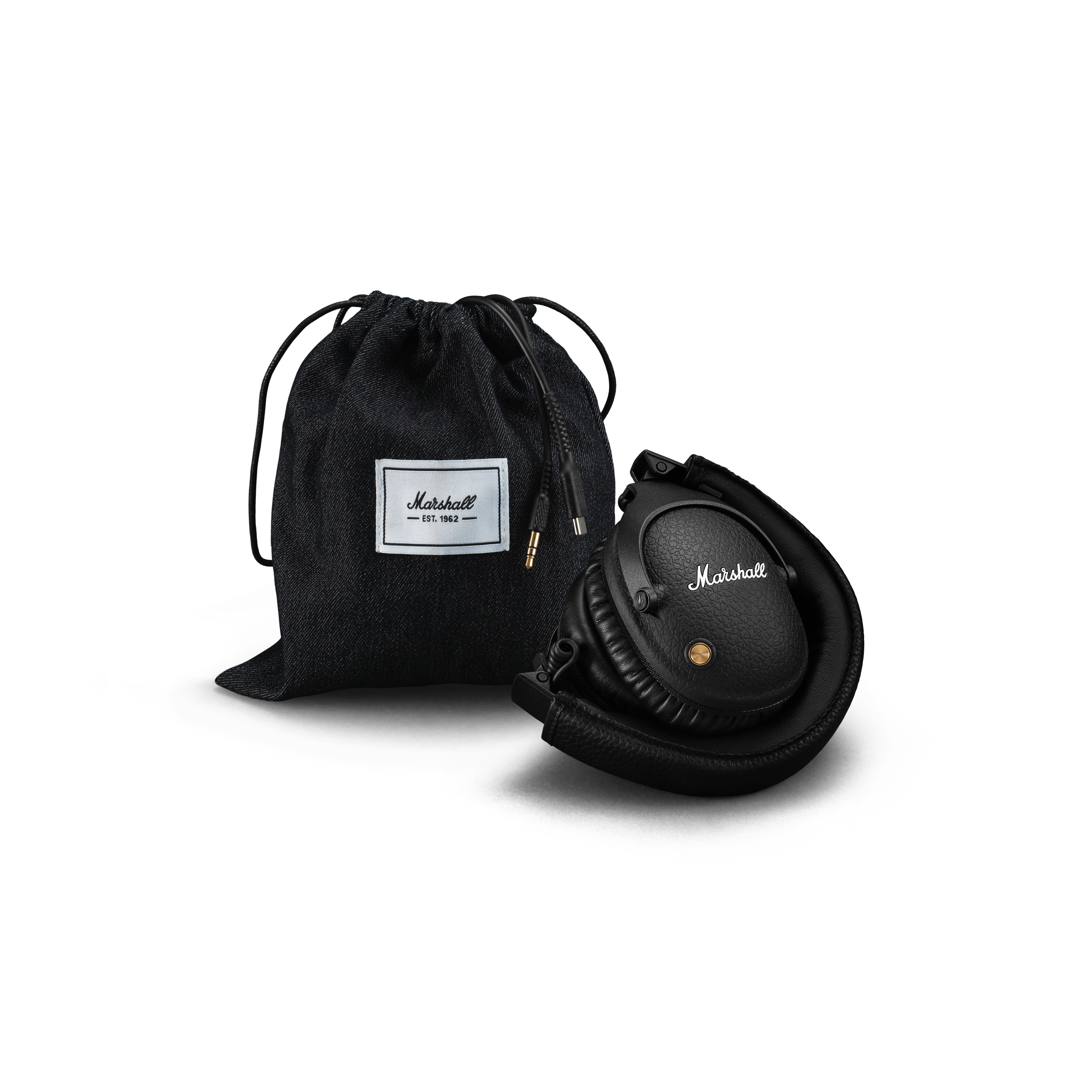 Marshall Monitor II Noise Cancelling Headphones Black-Headsets-Marshall-Star Light Kuwait