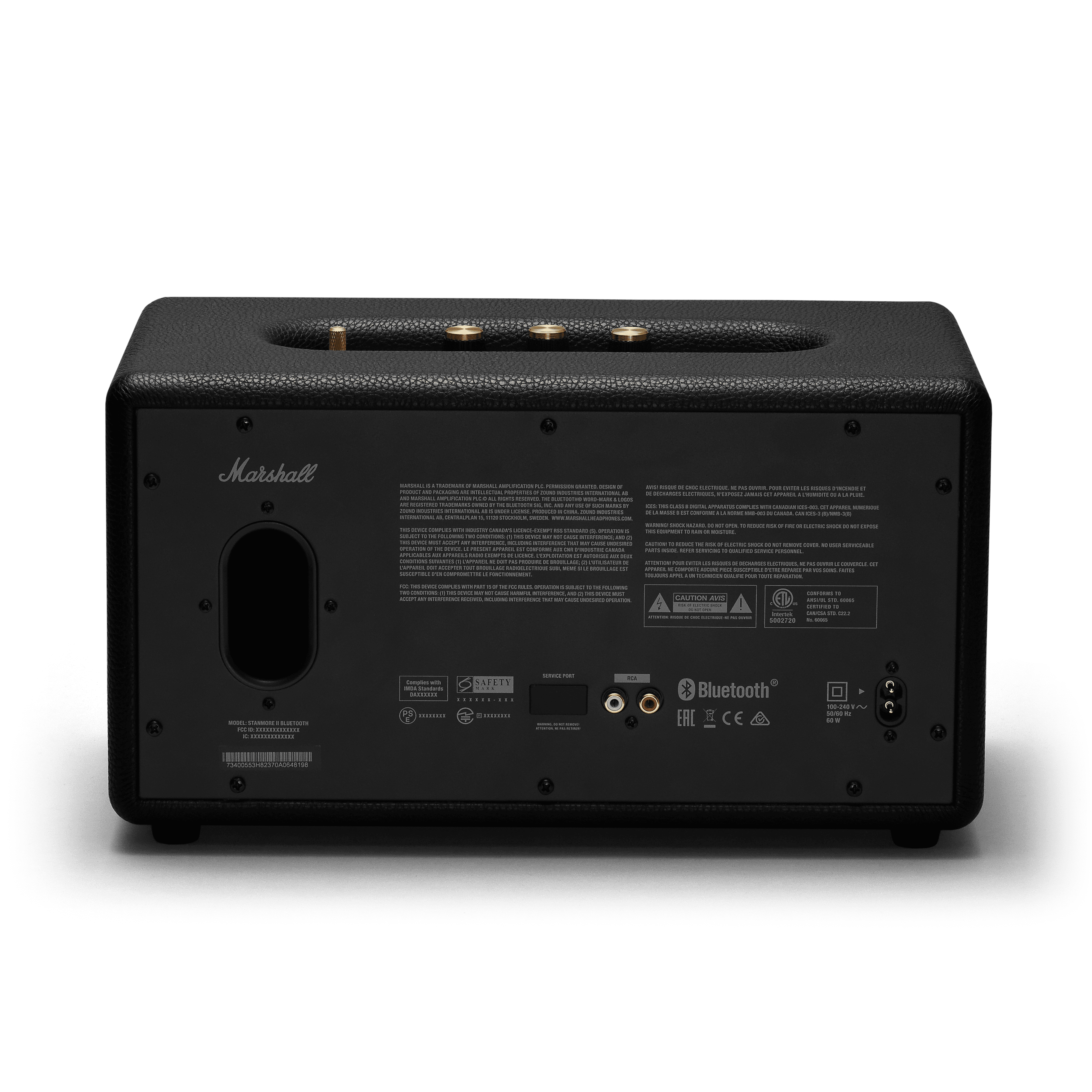 Marshall Stanmore BT II Speaker Black-Speakers-Marshall-Star Light Kuwait