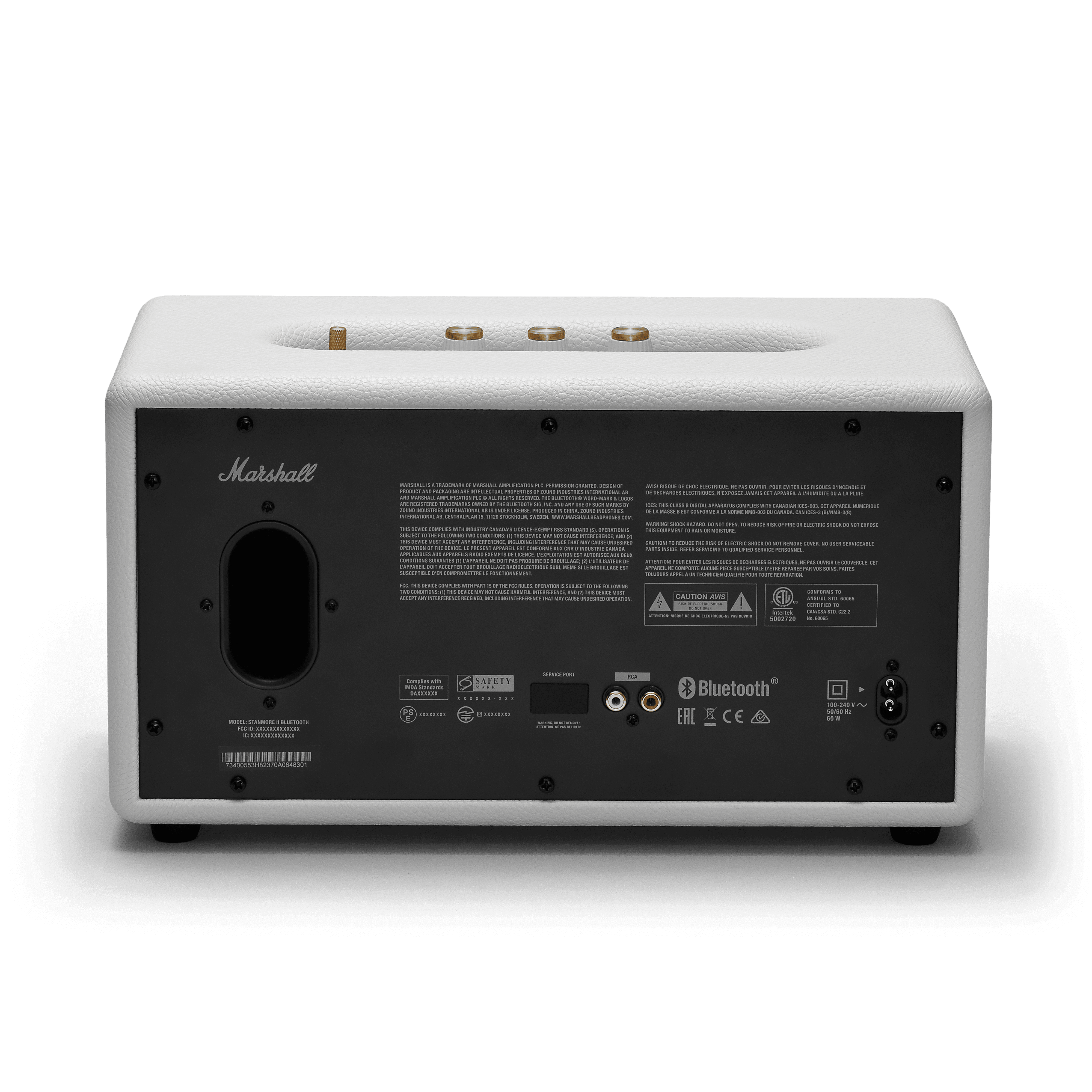Marshall Stanmore BT II Speaker White-Speakers-Marshall-Star Light Kuwait