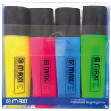 Maxi Highlighter Pen-4 Color Assorted Pack Of 4-Pens-Other-Star Light Kuwait