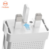 Mcdodo CH-572 Dual USB Charger (UK) + Lightning Data Cable / Travel Set