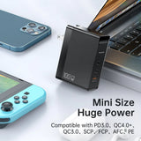 شاحن ماكدودو CH-810 برو 100 واط GaN ثنائي النوع C + USB عالمي (الاتحاد الأوروبي/المملكة المتحدة/الولايات المتحدة)