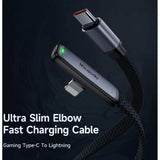 Mcdodo Fast Charging Data Cable - Type-C / Lightning / 36W / 1.2 Meter / Black