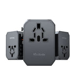 Mcdodo G3 Universal 33W Travel Adapter 1C+2A+1AC - Black
