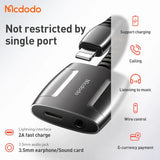 كابل Mcdodo Lightning إلى Lightning و DC3.5mm بطول 0.1 متر