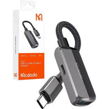 محول ماكدودو OTG 2 في 1 من USB-C إلى USB-C + USB-A