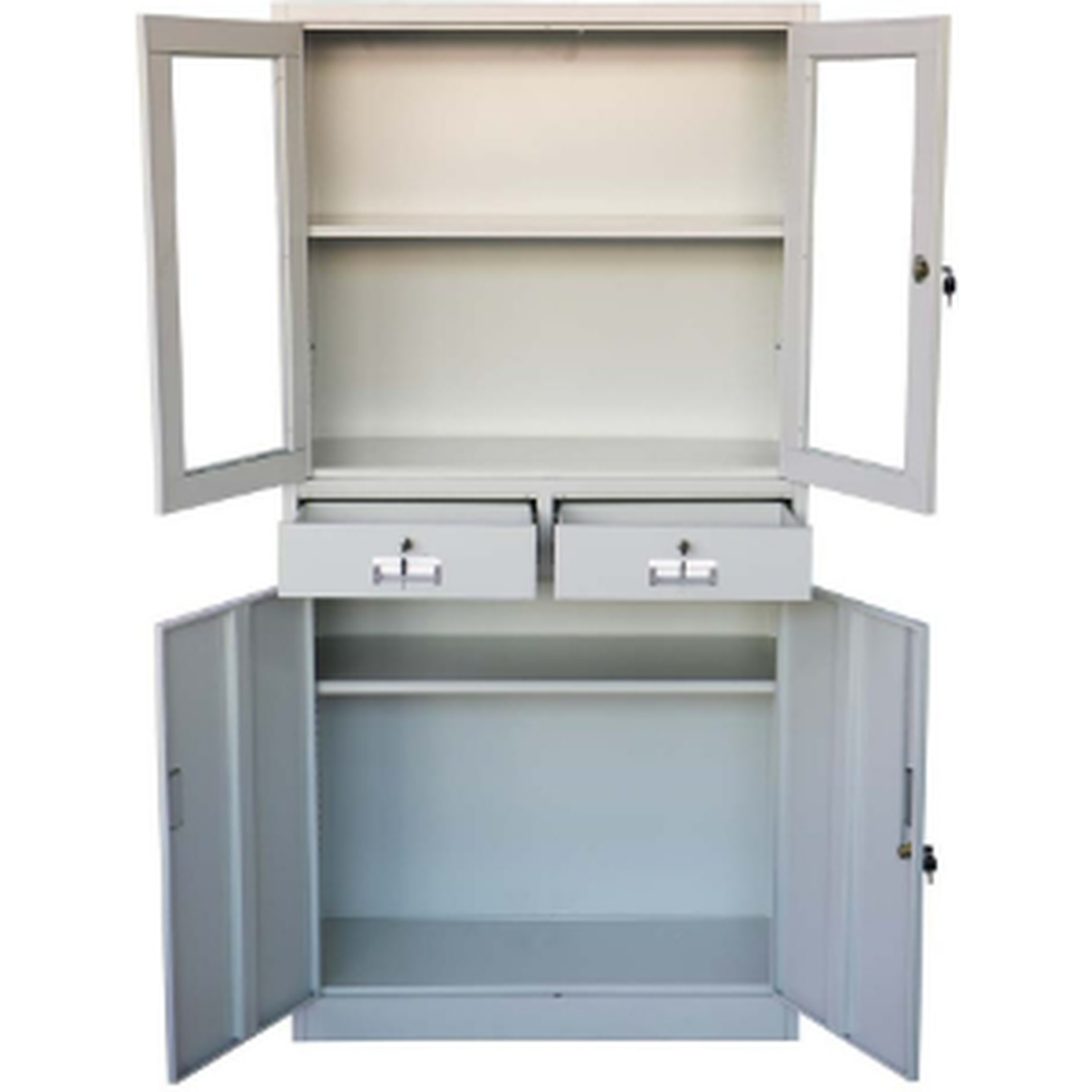 Metal File Cabinet 2 Doors 3 Drawers-Filiing Accessories-Bab Al-Saif Est-Star Light Kuwait