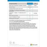 Microsoft Office 365 Business Standard - 1 Person License 1 Year Subscription 32 & 64-Bit Medialess-Office-Microsoft-Star Light Kuwait