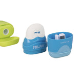 Milan 4701116 Capsule Sharpener with Eraser