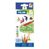Milan Box of 12 Colour Pencils 0728312