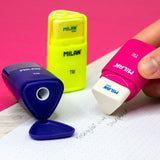 Milan sharpener TRI with Erasers 4700116