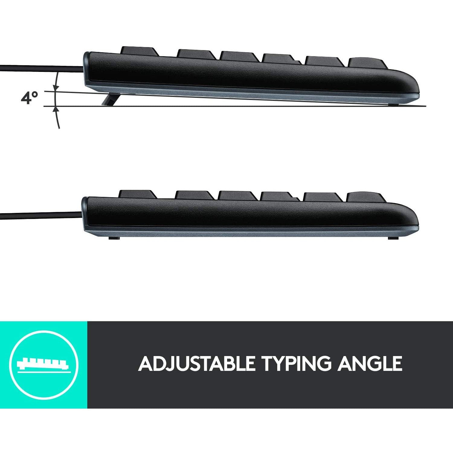 Mk120 Logitech Wired Keyboard And Mouse English/Arabic-Keyboard Mouse-Logitech-Star Light Kuwait
