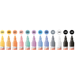 Molotow- One4all Acrylic Marker- 4mm- Pastel Kit X 12 (200.165)