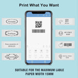 طابعة ملصقات حرارية NIIMBOT D11 زرقاء