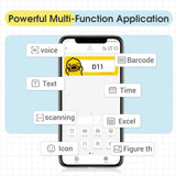 طابعة ملصقات حرارية NIIMBOT D11 بيضاء