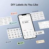 NIIMBOT D11H Mini Thermal Label Printer Blue