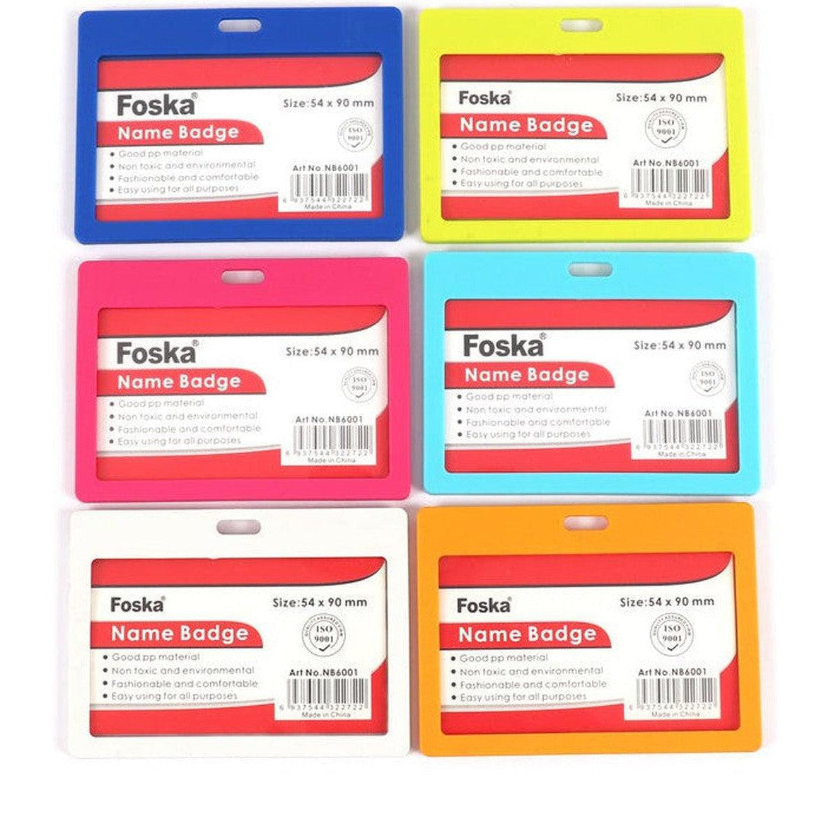 Name Badge Foska - (Nb6001)-Accessories And Organizers-Foska-Star Light Kuwait