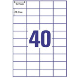 Ncr Labels - 40 Stickers/Sheet-Labels-Other-Star Light Kuwait
