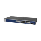 Netgear Plus XS724EM - 24-Ports Ethernet / 2-Ports SFP+ / Gigabit / Rack-Mountable - Switch