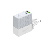 شاحن جداري سريع LDNIO A2620C - 65 واط / USB-A / Type-C / أبيض