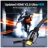 Vention Nylon Braided HDMI Cable - 4K / 10 Meter / Black
