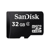 بطاقة ذاكرة SanDisk MicroSD مع محول - 32 جيجابايت / MicroSDHC / أسود