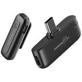 Porodo Blue Clip Mic Pro Wireless Microphone - Black
