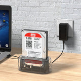 ORICO 3.5 inch Transparent USB 3.0 Hard Drive Dock - Transparent