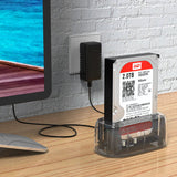 ORICO 3.5 inch Transparent USB 3.0 Hard Drive Dock - Transparent