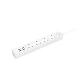 ORICO 4 Port Power Extension With 4 USB Charging Port - White