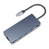 ORICO 6 Port Type-C Transparent Hub – USB / HDMI / RJ45 - Grey