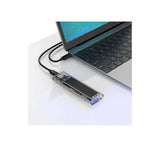 علبة أقراص SSD من نوع Nvme M.2 من سبائك الألومنيوم من ORICO باللون الأسود