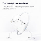 ORICO Charging & Audio Adapter for Phone - White