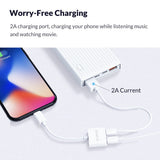 ORICO Charging & Audio Adapter for Phone - White