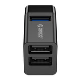 موزع USB صغير 3 في 1 من أوريكو - أسود