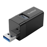 موزع USB صغير 3 في 1 من أوريكو - أسود