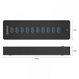 موزع منافذ USB 3.0 من ORICO P10U3 مزود بـ 10 منافذ