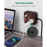 شريط طاقة أوريكو بثلاثة منافذ USB ثلاثية الأطراف - بطول 1.5 متر