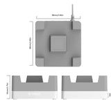 ORICO Smart Desktop Charger With Phone & Tablet Stand - 4 Port USB / 20W / Blue & White