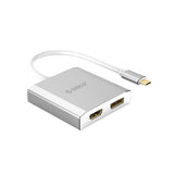 ORICO Type-C to Display Port & HDMI Adapter - Silver