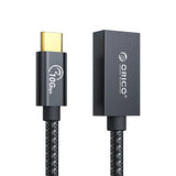 كابل ORICO USB-C ذكر إلى USB أنثى - طول متر واحد / أسود