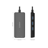 ORICO USB HUB - USB 3.0 3-Port / Card Reader / Black