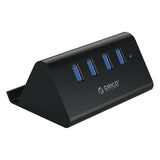موزع USB من أوريكو - منفذ USB 3.0 رباعي المنافذ / أسود