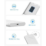 ORICO USB3.0 2.5 inch HDD and SSD External Enclosure TYPE C ORICO 25PW1C-C3-WH-EP