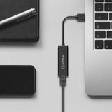 محول شبكة إيثرنت جيجابت USB 3.0 من أوريكو - أسود