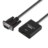 Onten VGA TO HDMI Adapter With Audio - Black