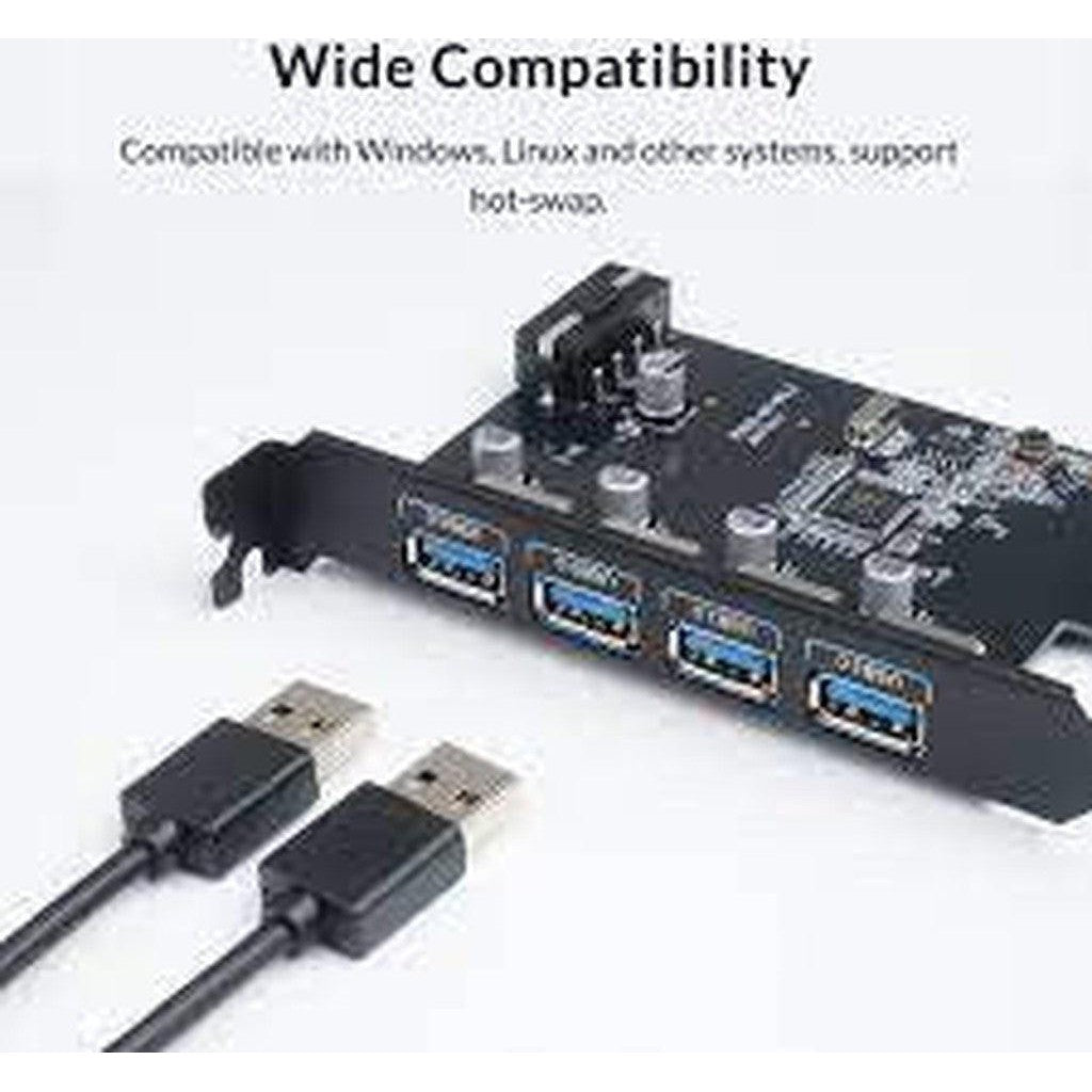 Orico 4 Port Usb3.0 Pci-Express Card-Computer Accessories-ORICO-Star Light Kuwait